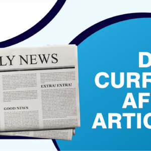 Daily Current Affair Articles