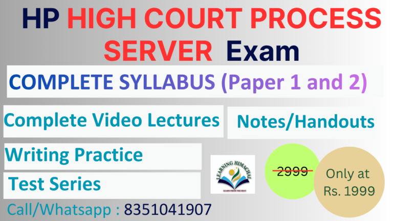 HP High Court Process Server